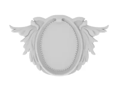 Cartouche Ornament 013 3D model