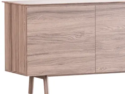 Madison 2 Door 3 Drawer Sideboard in Oak 3D model