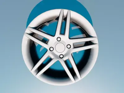 Peugeot Stromboli wheel - Peugeot 308cc wheel 3D model