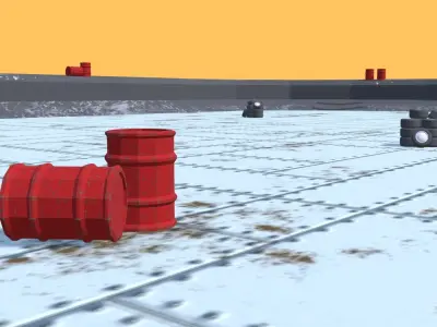 Race Arena - Stylized Race Car Pack Low-poly 3D model