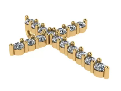 Griff set cross pendant  3D print model