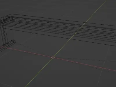 Simple Bench Free low-poly 3D model