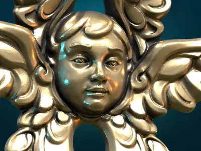 Angel Cherub Decoration 3D print model