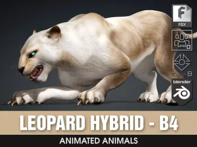 Leopard Hybrid-B4 3D model
