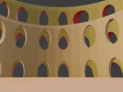 Colosseo Di Roma Low-poly 3D model