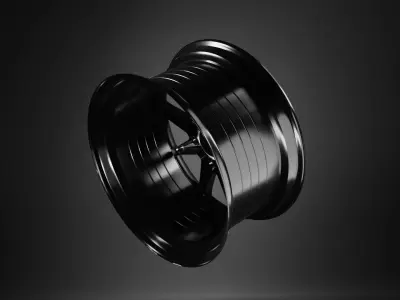 Car star disk from the wheel 3D model