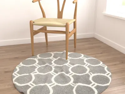 Rugs No 725 Low-poly 3D model