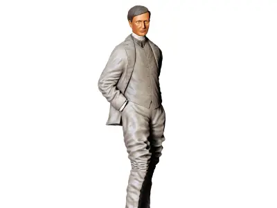 Ettore Bugatti automobile designer  3D print model