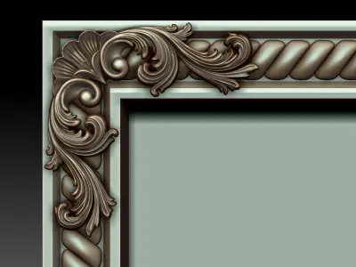 Decorative frame 4 3D model