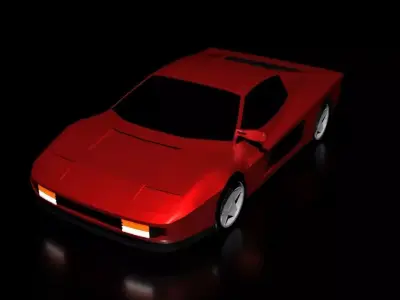 Ferrari Testarossa 3D model