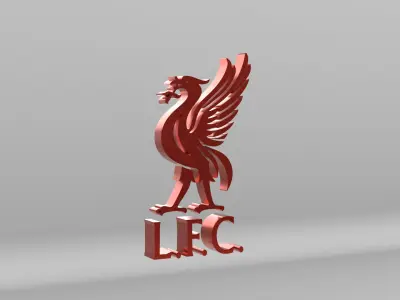 Liverpool Football Club Team Logo 3D model