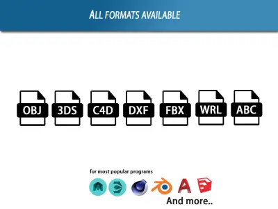 Outlet Pack House Decoration Low-poly 3D model