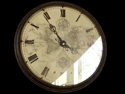 Titanic Deck Wall Clock 3D model