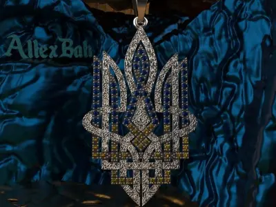 Ukrainian Trident 3D print model