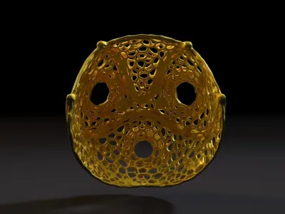 Halloween mask 3D print model
