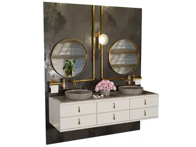 Bathroom furniture Free 3D model