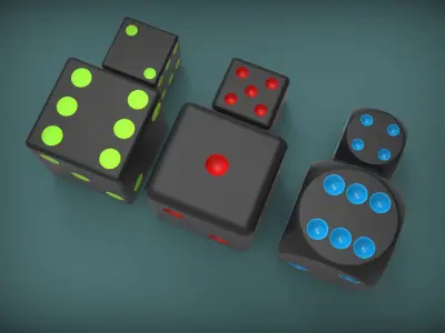 Dices dice 3D model