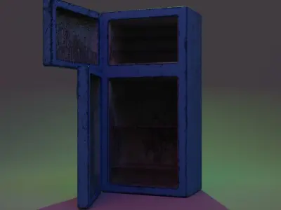 FRIDGE refrigerator Free low-poly 3D model