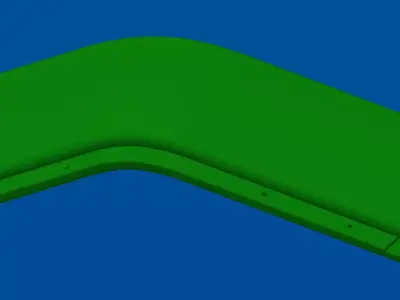 Yamaha Super Tenere XT1200Z hand guard extender -  version 35mm 3D print model