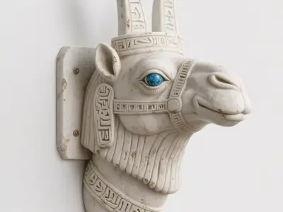 camel 3D print model