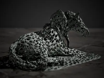 Horse 3D print model