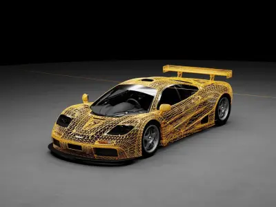 Mclaren F1 GTR 3D model