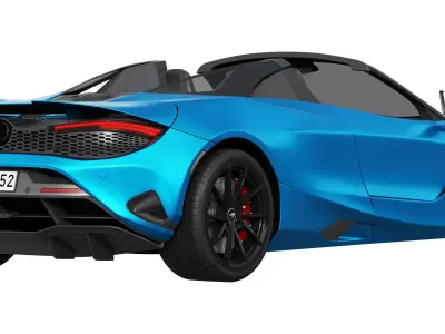 McLaren 750S Spider 3D model