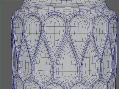 Deco Vase Lara 3D model