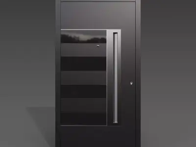 Modern Front Door Collection 3D model