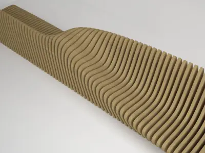 parametric design chair  Free 3D print model