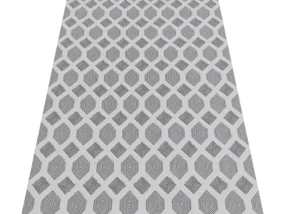Rug Set 1950 3D model