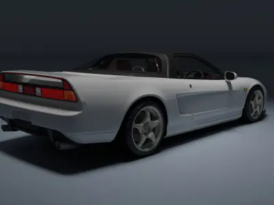Honda NSX-R Low-poly 3D model