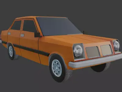 Chevrolet Chevette Low-poly 3D model