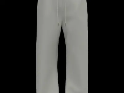 Male sweatpant 3D model