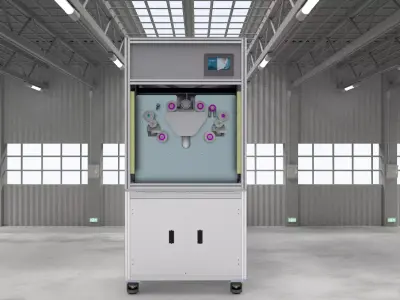 The synchronous belt sander 3D model