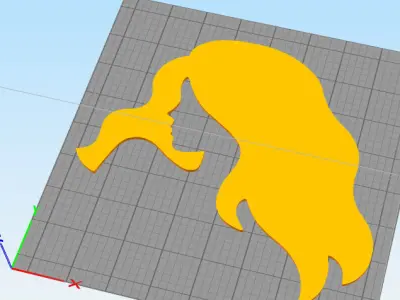 MAN AND WOMAN WALL DECORATION 3D print model