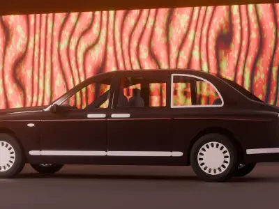 Bentley  Low-poly 3D model