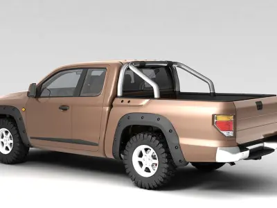 Dosch 3D - Car Details - Pick Up 3D model