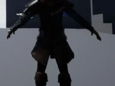 John the Warrior Free low-poly 3D model