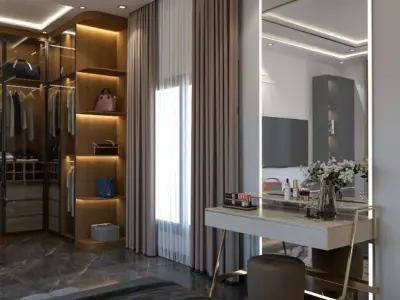 Luxury Bedroom interior design - 03  3D model
