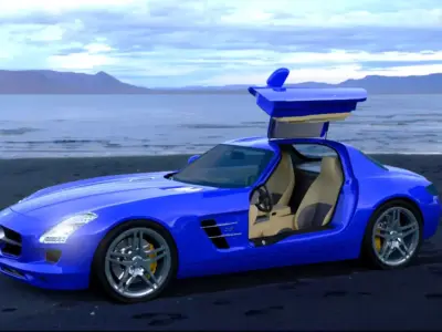 Mercedes Benz SLS 3D model