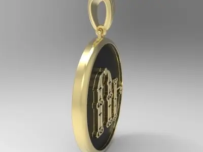 Decorative Letter U 3D print model