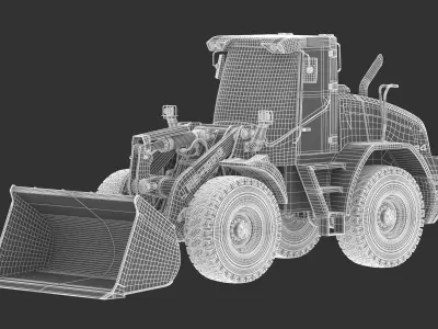 Liebherr L 524 Wheel Loader 3D model