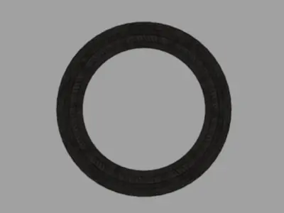 car wheel rubber tire 3D model