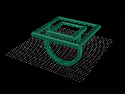 Minimal Abstract Ring 43 3D print model