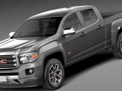 GMC Canyon DoubleCab CG 2015 3D model