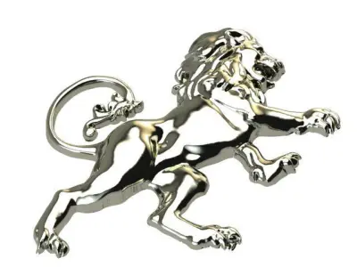 Shape of Lion  3D print model