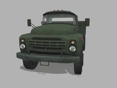 ZIL 130 Low-poly 3D model