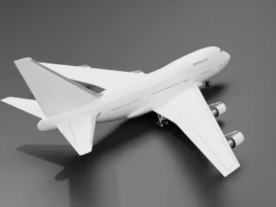 Boeing 747SP 3D model