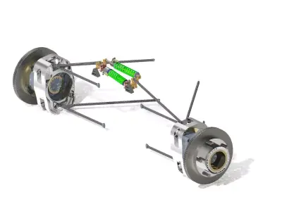 Rear Suspension Assembly 3D model